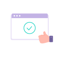CardUp's platform with a thumbs up
