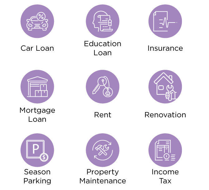 Payment types on CardUp