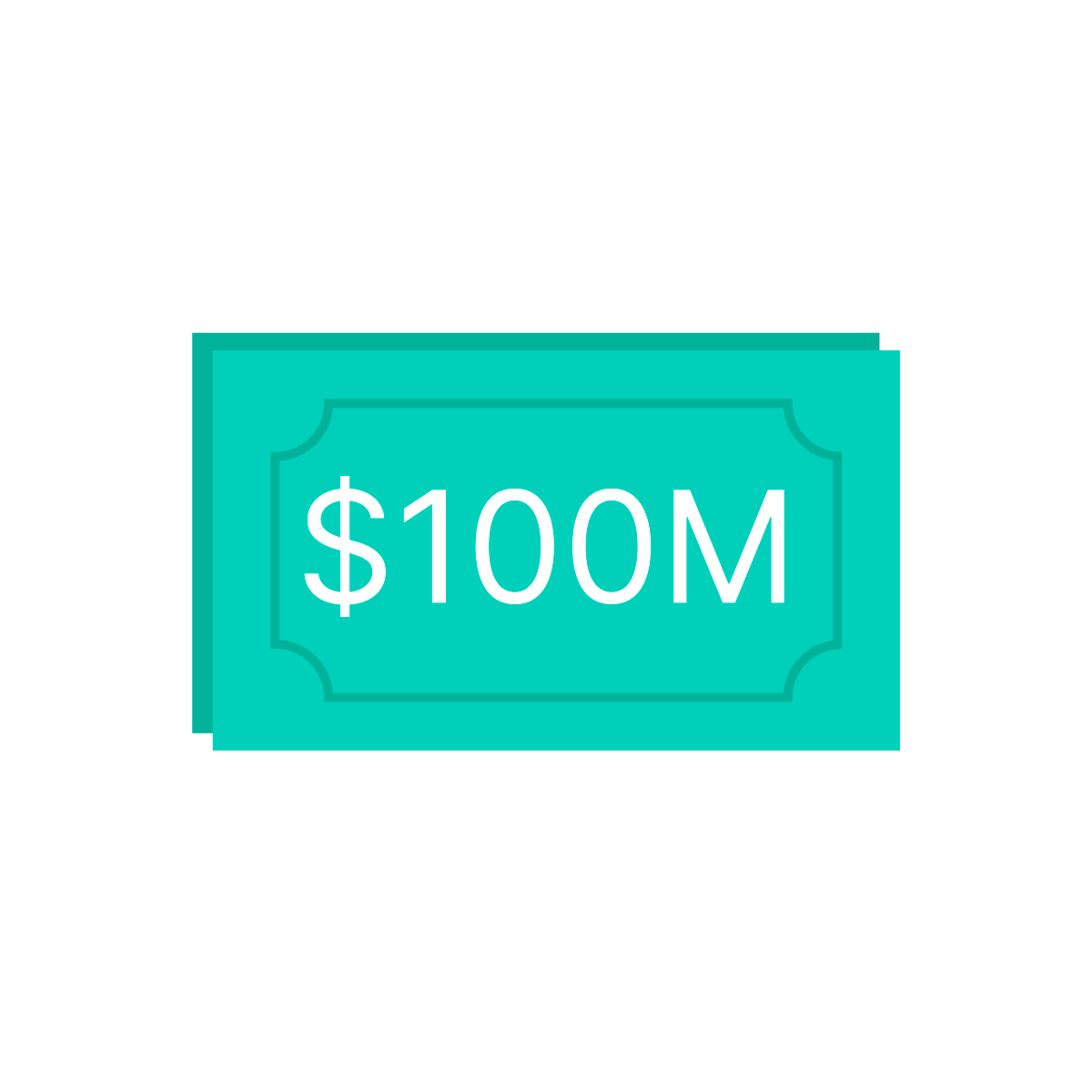 Icon of $100 million cash